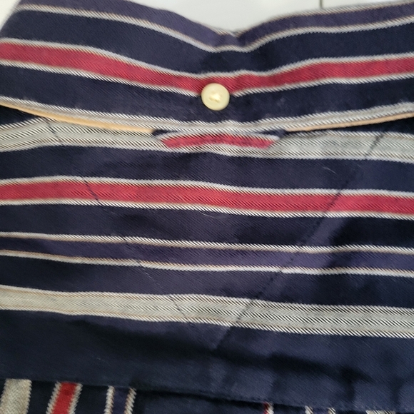 Tommy Hilfiger Retro Striped Long Sleeve Collared Casual Button Down - Picture 7 of 8